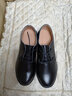 百林猴布洛克皮鞋女软皮春秋女鞋单鞋镜面百搭女黑色职场复古正装工作鞋 365黑色 37 实拍图