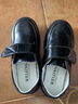 唯景男童皮鞋黑色真皮英伦风白单鞋学生表演出鞋儿童软底小男孩春秋款 黑色 29码 内长18.5cm 实拍图