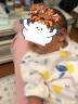 优奇婴儿衣服夏季薄款纯棉短袖连体衣新生儿衣服男女宝宝睡衣哈衣爬服 短袖【杏黄】闭档 59cm 实拍图