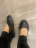 卡帝乐鳄鱼 CARTELO 女鞋坡跟圆头女单鞋职业女士皮鞋 KDLDX-2138 黑色 36  实拍图