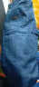 南极人（Nanjiren）牛仔裤男士装春秋季款长裤子商务休闲裤宽松大码直筒中青年 N021蓝黑色+N009蓝色 32 二尺五 实拍图