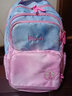 花迹（HUAJI）小学生拉杆书包 1-3-6年级女生儿童书包护脊6-12周岁女孩减负防水 粉色库洛米 两轮送挂件 实拍图