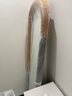 尖叫设计 原创云影全身镜 北欧现代简约落地穿衣镜家用软包卧室创意试衣镜 浅肉桂【现货现发】 实拍图