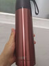 希乐真空保温杯户外运动便携学生不锈钢水杯男女士车载杯子500ml 粉色500ml 实拍图