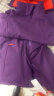 豹迹 豹迹 户外女式冲锋衣西藏两件套防风韩版登山服三合一滑雪服 深紫-女 L 实拍图