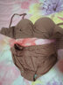 俏曼芬无痕内衣女小胸聚拢调整型无钢圈少女性感收副乳上托防下垂文胸罩 豆沙粉套装（配内裤） M 34/75(AB通杯厚约2CM) 实拍图
