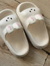 TZLDN兔子儿童拖鞋女童6-12岁夏季幼儿室内家居家防滑中大童凉拖鞋小孩 白色 24 -25码【内长约16.5CM 儿童款】 实拍图