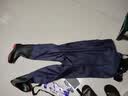 战流下水裤水库雨裤带雨鞋防水衣服水鞋半身连体男皮叉捕抓鱼全身加厚 80丝黑色内针织布（经典款） 41 实拍图