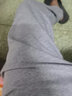 VeniMasee2件装 加厚纯棉睡裤男秋冬季双面棉家居裤男透气可外穿休闲居家裤 2件装：浅灰+深灰 M 【建议100-130斤】 实拍图