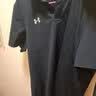 安德玛（Under Armour）polo衫男 2026秋季新款商务通勤快干透气运动休闲T恤短袖上衣男装 棉质混纺-舒适透气-刺绣logo 黑色 3XL 190/112 实拍图