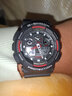卡西欧（CASIO）手表男G-SHOCK迷彩黑武士双显大表盘运动防水表学生送礼推荐520 红牌GA-100-1A4 实拍图