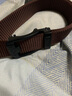 徒狮（TUSHI）裤腰带男士皮带情人节休闲韩版潮流尼龙编织裤带本命年红色腰带 黑扣-啡色 125cm 实拍图