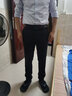 传棨西裤男修身商务正装免烫西服裤职业上班西装裤男休闲长裤子 夏季薄款黑色 30(2.3尺) 实拍图