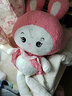 甜甜萱小白兔子公仔毛绒玩具玩偶布娃娃睡觉抱枕六一儿童节送女友礼物 普通款粉色公主兔 1.2米（送30cm小兔子） 实拍图