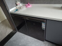 尊贵（ZUNGUI）风冷无霜变频横卧式冰箱家用小型双门对开橱柜嵌入式矮式电冰箱 BCD-219W 棕色变频 晒单实拍图
