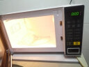 美的（Midea）微波炉家用小型360°旋转加热20L大容量光波炉智能蒸煮菜单杀菌解冻多功能微波炉 微电脑操控 薄膜按键20升 快捷式M1-L213C 实拍图