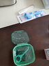 严迪牙套收纳清洗盒 便携式保持器假牙浸泡盒杯收纳盒 正畸牙齿矫正盒 浸泡收纳盒绿（牙套保持器假牙） 实拍图