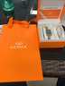 格玛仕（GEMAX）女表石英表防水复古方形小绿表女士手表女生ins风日历品牌腕表 玫壳绿面（含精品手镯+鉴定证书+礼盒） 实拍图