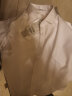 巴鲁特【DP免烫】男士衬衫男高级感商务白衬衣男款春秋纯棉长袖衬衫 长袖方领白色 180 /100A (52) 实拍图