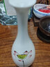 艺馨维尼景德镇陶瓷花瓶创意摆件手绘荷花白瓷瓶观音玉净瓶简约水培插花器 观音瓶 实拍图