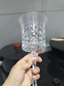 CDA 法国CDA进口水晶香槟杯水杯洋酒杯啤酒杯刻花高脚红酒杯葡萄酒杯 单只情迷钻石高脚红酒杯 190ml 实拍图