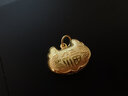 菜百首饰黄金吊坠 婴儿福字金锁 宝宝平安锁 儿童长命锁 HJ 约10.03g 实拍图