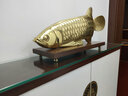 佐森 金龙鱼 铜摆件客厅工艺品电视酒柜创意家居办公室装饰店铺饭店酒店开业礼品乔迁新居朋友礼物 金龙鱼（长50CM）含底座【礼盒包装】 实拍图