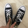 匡威（Converse）1970s复古男女帆布鞋运动休闲鞋All Star经典款高帮情侣鞋板鞋 经典常青款黑色 101010 36 实拍图