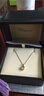 萧邦（Chopard）明星同款快乐钻石圆形项链吊坠情侣款生日礼物 实拍图