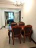 艾米河 欧式实木餐桌椅组合美式橡木雕花长餐桌大桌子吃饭桌子1.4/1.6米 1.4米餐桌+4把皮拉扣餐椅 实拍图