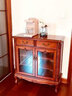 华胥美邦（Hua Xu Mei Bang）  餐边柜美式餐边柜实木复古装饰柜边柜乡村门厅柜玄关柜客厅 整装发货樱桃色950*400*1020mm 实拍图