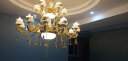 羽良 欧式客厅吊灯大气复式楼水晶餐厅卧室广东中山灯具套餐三室两厅 18头双层12+6（直径1.2米） 实拍图