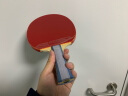 红双喜DHS狂飚六星乒乓球拍横拍反胶弧圈结合快攻H6002含拍包 实拍图