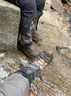凌云鹤雪套防沙鞋套户外滑雪登山徒步防雪鞋套男女款沙漠防沙护腿鞋套 【黑色】M（建议37-39码） 实拍图