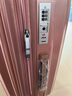 莎米特行李箱20英寸拉杆旅行箱 可扩容男女学生行李箱 耐磨PC154玫瑰金 实拍图