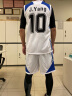 格奕曼 篮球服套装男定制体育运动宽松学生训练队服透气比赛印字球衣 XY-6010白色 请按推荐尺码（或尺码表）下单 实拍图