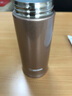 象印（ZO JIRUSHI） 保温杯304不锈钢真空保温保冷杯带滤网泡茶水杯子JTE父亲节礼物 JTE34-PX香槟色(340ml) 实拍图
