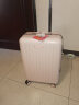 美旅箱包美旅果冻箱铝框拉杆箱男女旅行箱登机行李箱20英寸BB5*004烟灰粉 实拍图