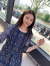 亦朵真丝连衣裙女气质碎花长裙七分袖裙子百搭2024春秋新款桑蚕丝女装 藏青色 XXL 实拍图