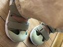 基诺浦（ginoble）婴儿学步鞋1岁半-5岁男女儿童凉鞋夏季橡胶头GY1319桉树绿 实拍图