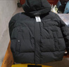 雅鹿羽绒服男士短款爸爸装冬季加厚保暖外套休闲时尚中老年人防寒衣服 黑色 90白鸭绒+可脱卸连帽 L (175) 推荐体重110-130斤 实拍图