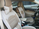 君适 四季通用汽车坐垫全包围汽车座套仿亚麻布艺座垫夏季座椅套用于 豪华版卡其色 斯柯达晶锐明锐昕动昕锐速派昊锐柯迪亚克野帝 实拍图