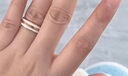 丹尼尔惠灵顿（DanielWellington）DW时尚戒指男女 玫瑰金色双色情侣对戒表白纪念 520礼物送女生 尺码52 DW00400041 实拍图