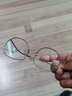 蔡司（ZEISS）镜片近视眼镜框男超轻纯钛方框近视镜架女防蓝光辐射可配度数散光 黑金-大框 配1.74非球面镜片(0-1200度) 实拍图
