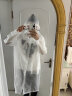 诺兰森迪（NOLANSEND）  成人雨衣雨鞋套 半透明磨砂雨衣非一次性男女长款带帽加厚雨披 XL号(建议身高175-190cm)N625M 晒单实拍图