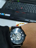 欧绮娜（MG.ORKINA MG）新款手表男时尚腕表 镂空全自动机械表 男士手表防水夜光男表 黑壳黑面钢网带 实拍图