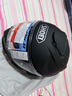 SHOEI头盔gt-air2代日本原装进口防雾摩托车头盔全盔双镜片男女 哑黑(配原厂防雾贴） M(适合54-57头围） 实拍图