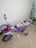 凤凰儿童自行车折叠女童单车2-10岁男孩脚踏车童车 紫色 12寸 实拍图