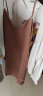 南极人睡衣女士吊带床上攻速裙夏季女生诱惑冰性感情趣仿真丝2024新款 NSMLZ-V领长吊带-甜茶 XL(建议105-120斤) 实拍图