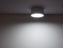 雷士（NVC） 筒灯明装LED筒灯走廊防眩过道灯磨砂免开孔桶灯家用高档吊顶孔灯 【明装免开孔】6w正白Ra90-黑色 实拍图